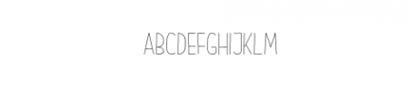 OurHand-Light.ttf Font UPPERCASE