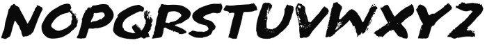 Outback Damper Italic Font LOWERCASE