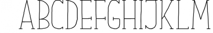 Our Serif Hand Family 3 Font UPPERCASE