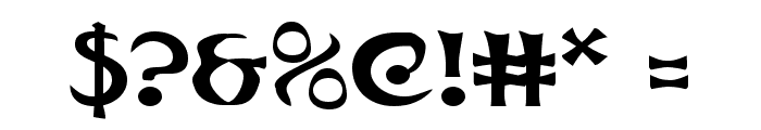 Oubliette Expanded Font OTHER CHARS