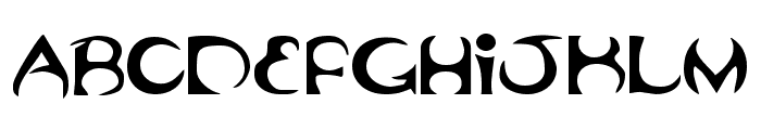 Oubliette Expanded Font LOWERCASE