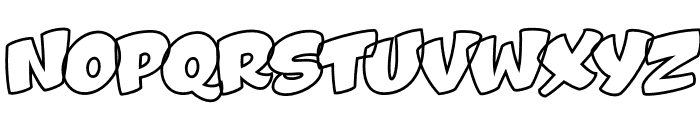 Oups-Outline Font LOWERCASE