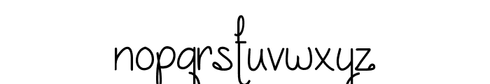 Our lil secret forever Font LOWERCASE