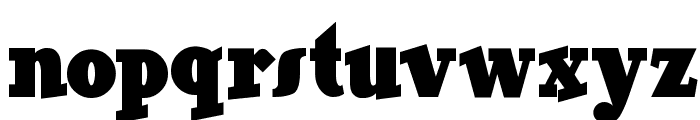 OurGang Font LOWERCASE