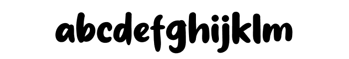 Outedis Personal Font LOWERCASE