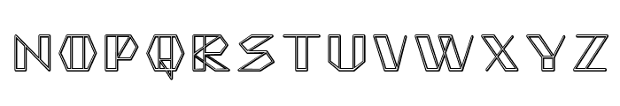 Outeiroku Regular Font UPPERCASE
