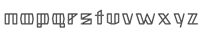 Outeiroku Regular Font LOWERCASE