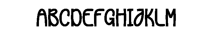 Outfit Halloween Font UPPERCASE