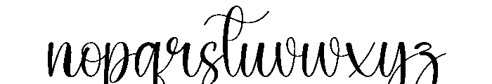 Outgrow Font LOWERCASE