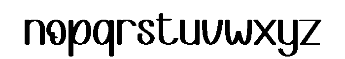 Outline Designer Font LOWERCASE