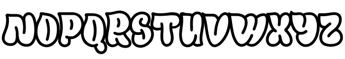 Outline Mirage Line Font UPPERCASE