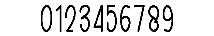 Outline2 Font OTHER CHARS