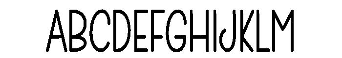 Outline2 Font UPPERCASE