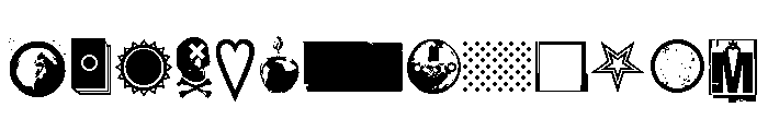 Outomuoto Font UPPERCASE