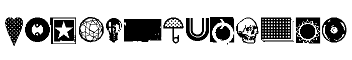 Outomuoto Font LOWERCASE