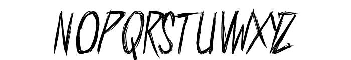 Outrage PG Font UPPERCASE