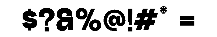 Outreque Black Font OTHER CHARS