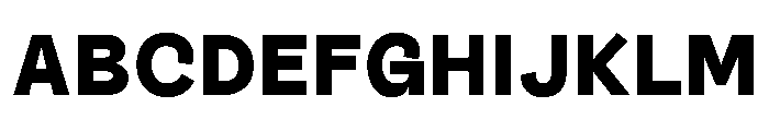 Outreque Black Font UPPERCASE