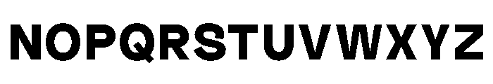 Outreque Black Font UPPERCASE