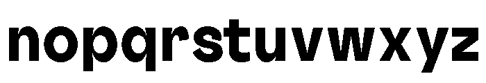 Outreque Black Font LOWERCASE