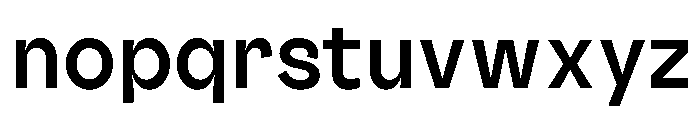 Outreque Bold Font LOWERCASE