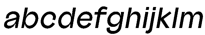 Outreque Medium Slanted FONT