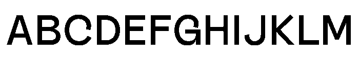 Outreque Medium Font UPPERCASE