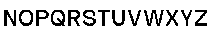 Outreque Medium Font UPPERCASE