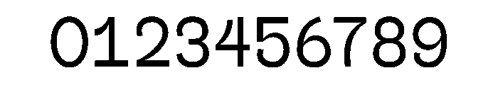Outreque Regular Font OTHER CHARS