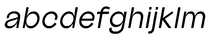 Outreque Slanted FONT