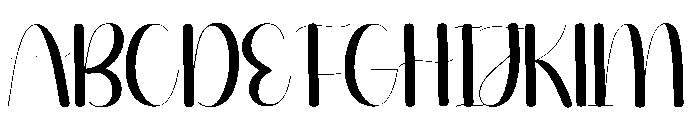 Outshine Font UPPERCASE
