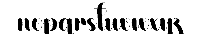 Outshine Font LOWERCASE