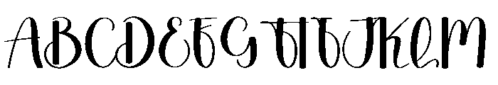 Outside Christmas Font UPPERCASE