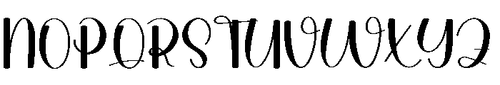 Outside Christmas Font UPPERCASE