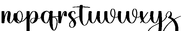 Outside Christmas Font LOWERCASE