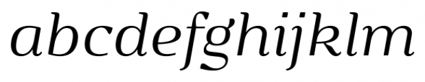 Ounce Alt Light Italic Alt Font LOWERCASE