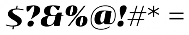Ounce Black Italic Font OTHER CHARS