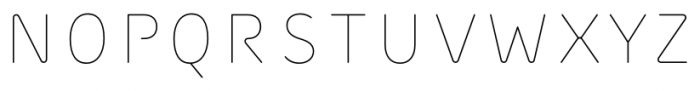 Outliner Regular Font UPPERCASE