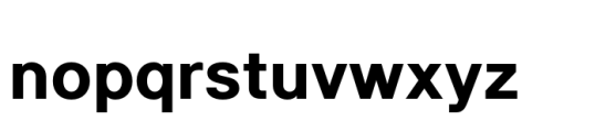 Ouhta Bold Font LOWERCASE