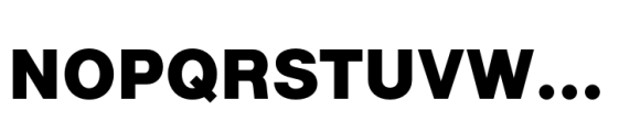Ouhta Heavy Font UPPERCASE
