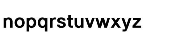 Ouhta Semi Bold Font LOWERCASE