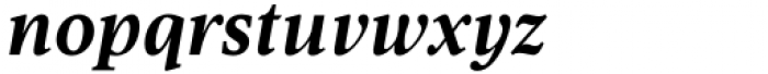 Ouido Bold Italic Font LOWERCASE