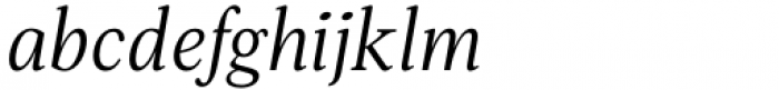 Ouido Light Italic Font LOWERCASE