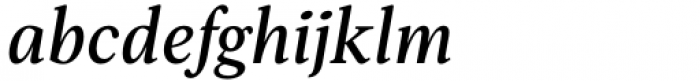 Ouido Medium Italic Font LOWERCASE
