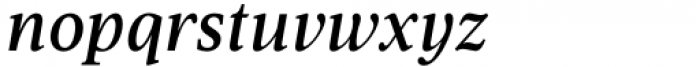 Ouido Medium Italic Font LOWERCASE