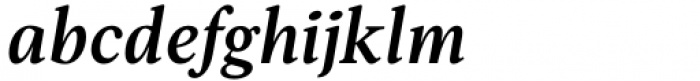 Ouido Semi Bold Italic Font LOWERCASE
