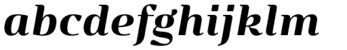 Ounce Bold Italic Font LOWERCASE