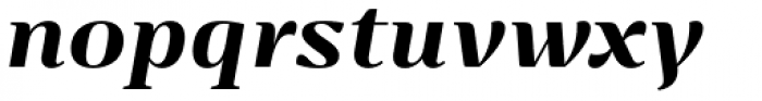 Ounce Bold Italic Font LOWERCASE