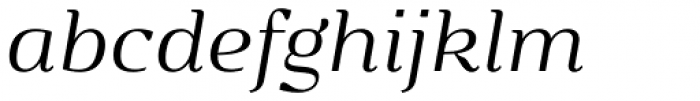 Ounce Light Italic Font LOWERCASE