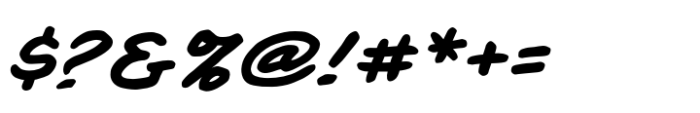 Out of Line Pro BB Bold Italic Font OTHER CHARS